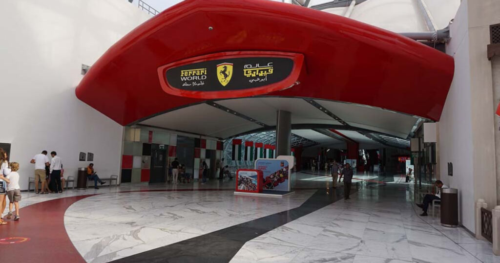 Ferrari world, best things to do in Abu Dhabi.